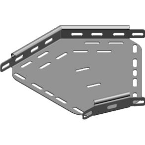 Kolanko 45° 300x30mm Grubość 0,70 mm KKML300H30 131530 BAKS (131530)