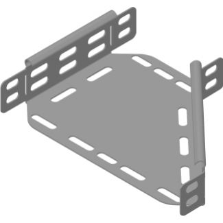 Redukcja lewa 100mm Grubość 0,70 mm 50x42 RKLL100/50H42 144510 BAKS (144510)