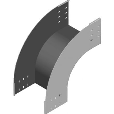 Łuk zewnętrzny 90° 200x100mm Grubość 1,50 mm LZZP200H100 311420 BAKS (311420)