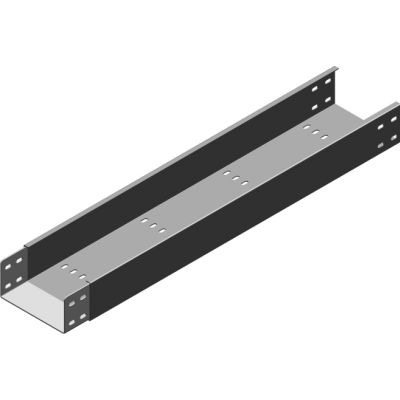 Korytko kablowe z łącznikiem wspaw. 100x50mm Grubość 2,00 mm 3mb KZLC100H50/3 352910 BAKS (352910)
