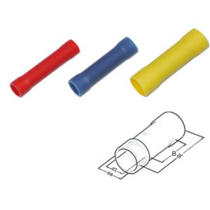 Złączka doczołowa izol. 0,25-1,5 mm PVC czerwona 260350 HAUPA (260350)