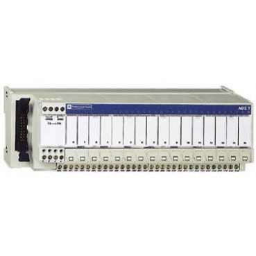 Modicon ABE7 podbaza do przekaźników wtykowych 16 kanałów bezpieczniki przekaźnik 12.5 mm ABE7P16T334 SCHNEIDER (ABE7P16T334)