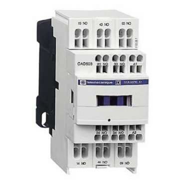 Stycznik pomocniczy TeSys D 5NO cewka 24VDC zaciski sprężynowe CAD503BD SCHNEIDER (CAD503BD)