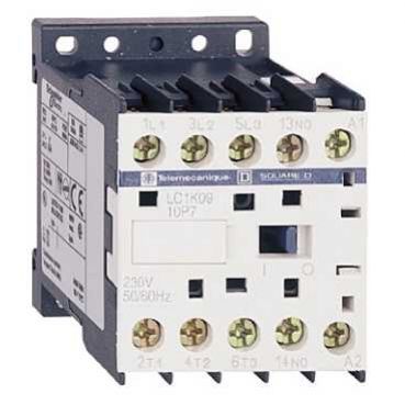 Stycznik mocy miniaturowy I=16A AC-3 styk pom. 1NC nap.cewki 220-230 V AC LC1K1601M7 SCHNEIDER (LC1K1601M7)