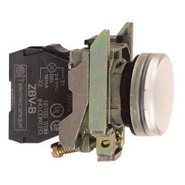 Harmony XB4 Lampka sygnalizacyjna z białą LED 24V XB4BVB1 SCHNEIDER (XB4BVB1)