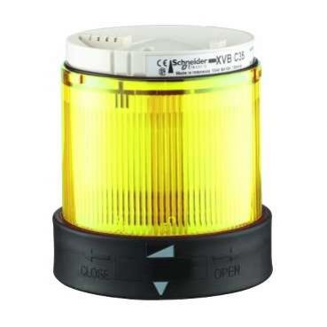 Harmony XVB Element świetlny fi70 żółty światło ciągłe bez żarówki 250V XVBC38 SCHNEIDER (XVBC38)