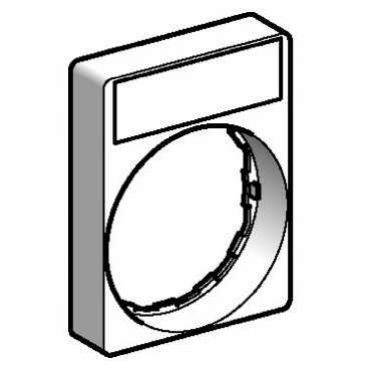 Harmony XB4 Ramka 30X40mm do mocowania etykiet o wymiarach 8X27mm ZBY4H101 SCHNEIDER (ZBY4H101)