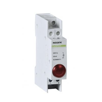 Ex9PD1r 230V AC/DC Lampka sygnalizacyjna 230V AC/DC 1 czerwony LED 102433 NOARK (102433)