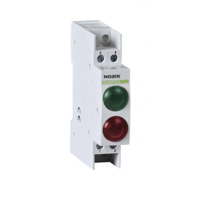 Ex9PD2gr 24V AC/DC Lampka sygnalizacyjna 24V AC/DC 1 zielony 1 czerwony LED 102461 NOARK (102461)
