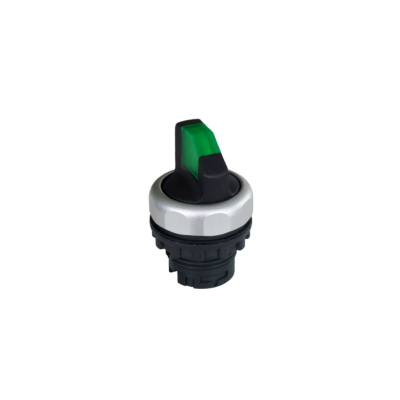 Ex9P1 SSM3I g 3-pozycyjny przełącznik piórkowy z samopowrotem możliwość podświetlenia zielony 105540 NOARK (105540)
