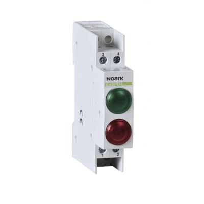 Ex9PD2rr 24V AC/DC Lampka sygnalizacyjna 24V AC/DC 1 czerwony 1 czerwony LED 102481 NOARK (102481)