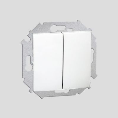 Simon 15 Łącznik świecznikowy 10A 250V zaciski śrubowe biały  produkt wycofany 1591398-030 KONTAKT (1591398-030)