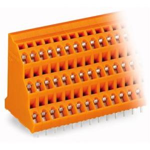 Listwa do płytek drukowanych 3-piętrowa 24-biegunowa pomarańczowa raster 5,08mm 737-424 /8szt./ WAGO (737-424)