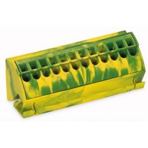 Blok potencjałowy PE 4mm2 żółto-zielony 812-100 WAGO (812-100)