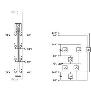 Filtr magistrali obiektowej / systemowej 24V DC 750-626 WAGO (750-626)