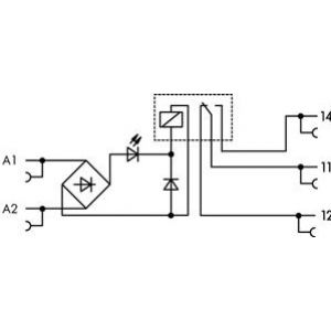 Podstawka z przekaźnikiem JUMPFLEX 230V AC/DC 1p 857-358 WAGO (857-358)