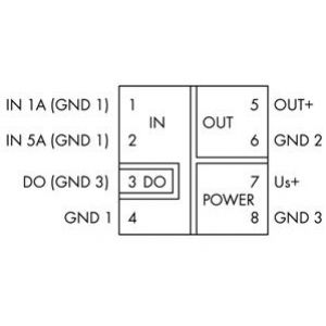 JUMPFLEX przetwornik pomiarowy prądu 5A AC/DC (857-550)