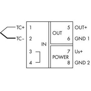 Przetwornik pomiarowy JUMPFLEX temperaturowy do termopar J,K 857-810 WAGO (857-810)