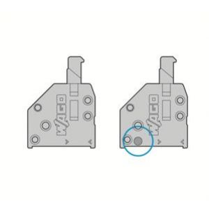 Listwa zaciskowa do płytek drukowanych 4-biegunowa szara raster 2,54mm 250-1404 /100szt./ WAGO (250-1404)