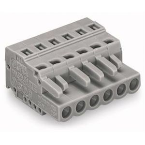 Gniazdo MCS-MIDI Classic 3-biegunowe szare raster 5mm 231-103/102-000 /100szt./ WAGO (231-103/102-000)