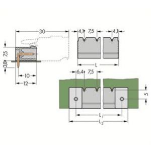 MCS-MIDI Classic wtyk 10-biegunowy czarny raster 7,5 mm (231-840/001-000)