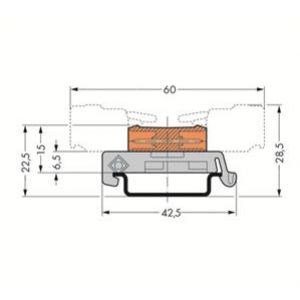 MCS-MIDI Classic wtyk dwustronny 11-biegunowy pomarańczowy raster 5,08 mm (232-541/007-000)