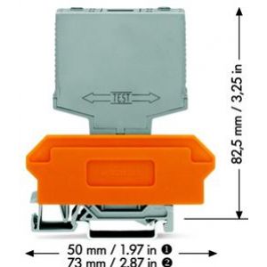 Moduł łącznikowy 1-polowy 250V 4A z przełącznikiem 286-895 WAGO (286-895)