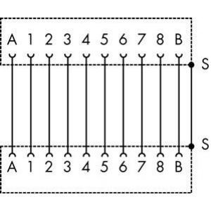 Moduł przejściowy 2 Y-CON-JACK22 8+P+S 1:1 289-176 WAGO (289-176)