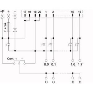 Moduł przejściowy T16ES-2 - FA/LALV 704-2024 WAGO (704-2024)