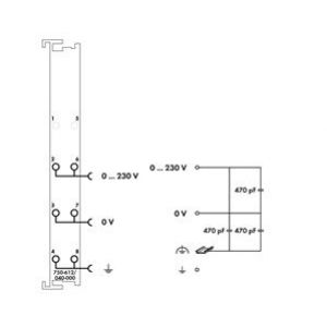 Moduł zasilający 230V AC/DC 750-612/040-000 WAGO (750-612/040-000)