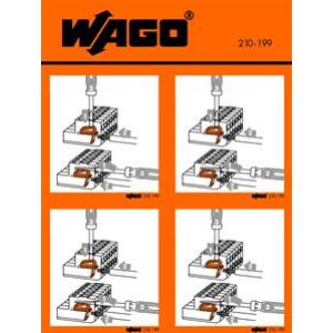 Naklejka instruktażowa 210-199 /100szt./ WAGO (210-199)