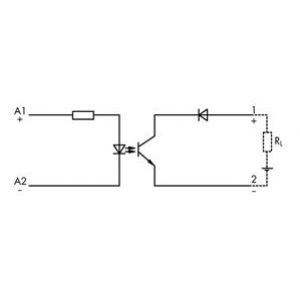 Optoseparator 10mm 24V DC / 60V DC 100mA 286-794 WAGO (286-794)
