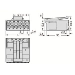 Wtyk picoMAX raster 5mm 2-biegunoweunowy 2092-1522/002-000 /200szt./ WAGO (2092-1522/002-000)