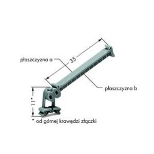 Podstawka oznacznika grupowego 249-105 /25szt./ WAGO (249-105)