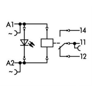 Podstawka z przekaźnikiem 115V AC 1p 788-607 WAGO (788-607)