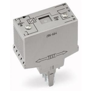 Przekaźnik kontroli przepływu prądu 20mm AC 0,2A-3A 286-664 WAGO (286-664)
