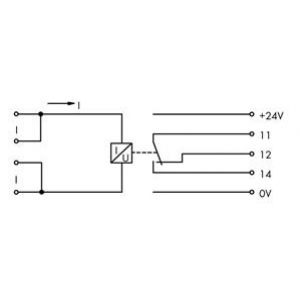 przekaźnik kontroli przepływu prądu 20mm AC 1A-10A (286-665)