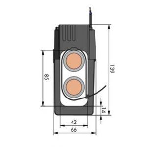 przekładnik prądowy z dzielonym rdzeniem 1000 A/1 A (855-5101/1000-000)