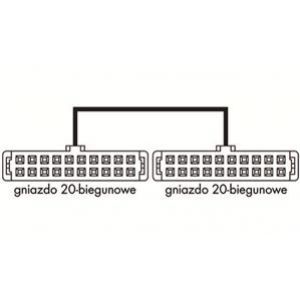 Przewód 2x wtyk 20-pinowy 2m 706-3057/300-200 WAGO (706-3057/300-200)