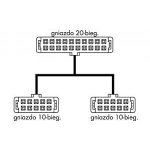 Przewód taśmowy 20-biegunowy / 2x 10-biegunowy 1m 706-7753/302-100 WAGO (706-7753/302-100)