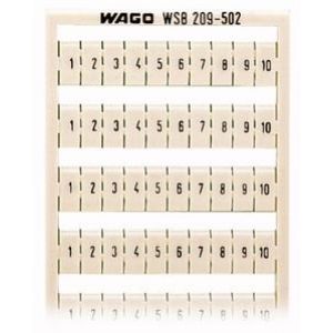 Ramka z oznacznikami 10x 1-10 209-502 /5szt./ WAGO (209-502)