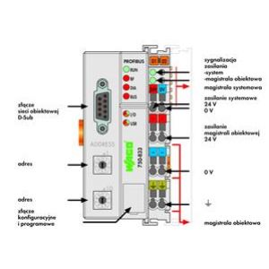 Sterownik PROFIBUS DP/V1 12MBd 750-833 WAGO (750-833)