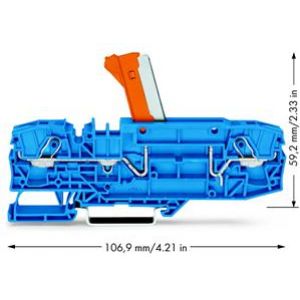 Złączka rozłączalna 2-przewodowa niebieska TOPJOBS 2006-8674 /12szt./ WAGO (2006-8674)