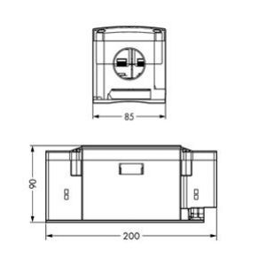 Moduł zasilający 5x16mm2 WINSTA IDC 895-1651 WAGO (895-1651)