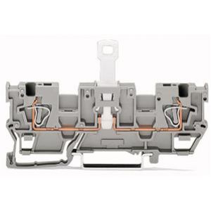 Rozłączalna złączka bazowa X-COM 2-przewodowa szara 769-242 /50szt./ WAGO (769-242)