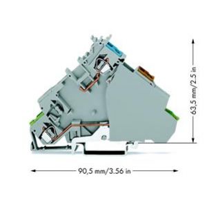 złączka do czujników zasilajaca z PE 2,5 mm2 (280-577)