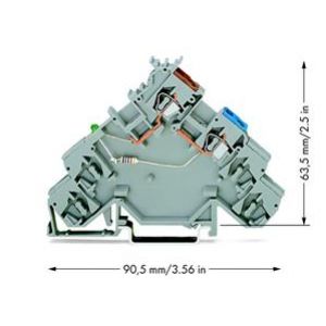 Złączka do czujników zasilająca 2,5mm2 280-584/281-483 /10szt./ WAGO (280-584/281-483)