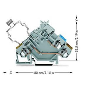 złączka do elementów wykonawczych 2,5 mm2 do wtyków bezpiecznikowych (280-565)