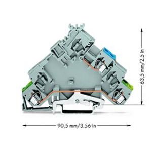 Złączka do elementów wykonawczych zasilająca z PE 2,5mm2 280-593 WAGO (280-593)