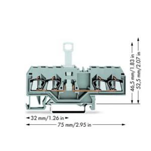 Złączka rozłączalna 4-przewodowa 2,5mm2 280-685 WAGO (280-685)